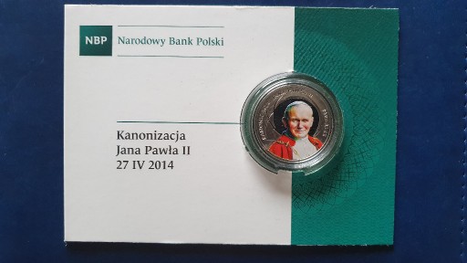 Zdjęcie oferty: 10 Zł.  KANONIZACJA JANA PAWŁA II  - 2014 R.