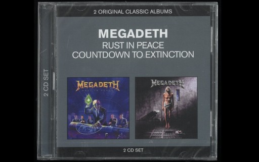 Zdjęcie oferty: Megadeth "Rust In Peace"+"Countdown To..." 2CD BOX