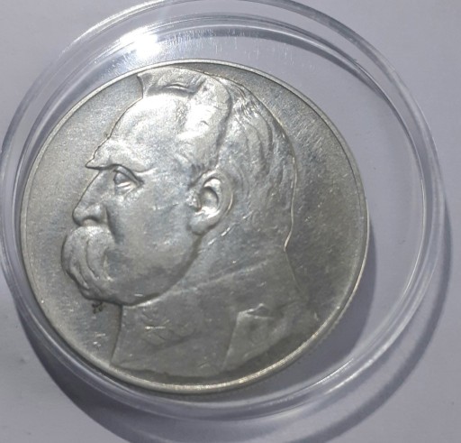 Zdjęcie oferty: Józef Piłsudski, 10 zł, 1935 r., Ag 750 (srebro)