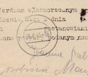 Zdjęcie oferty: Stempel niemy - 1945 rok