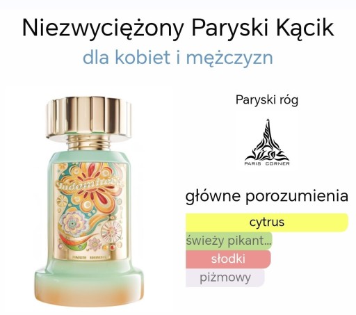Zdjęcie oferty: Paris Corner Indomitable 10ml