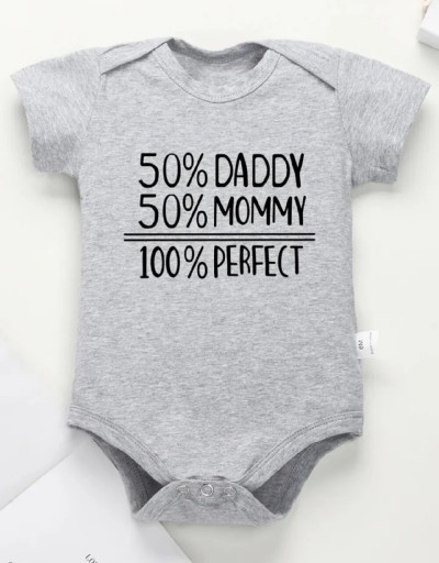 Zdjęcie oferty: Body krótki rękaw 50% mommy 50% daddy 100% perfect