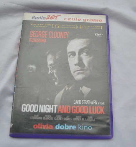 Zdjęcie oferty: Good Night and Good Luck - dvd George Clooney