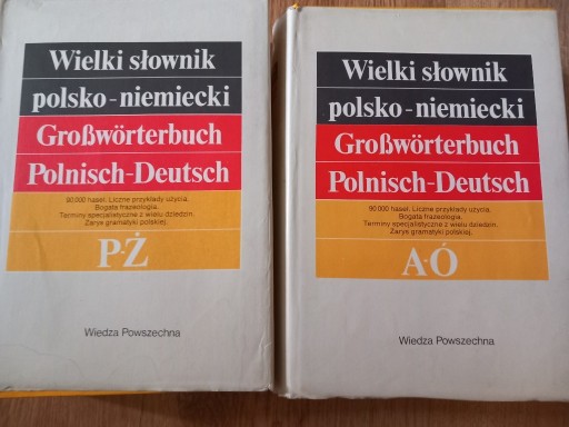 Zdjęcie oferty: wielki słownik polsko- niemiecki 2 tomy
