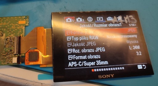 Zdjęcie oferty: NOWY LCD do ILCE-7M3 A7III A7RM3 A7M3 z dotykiem