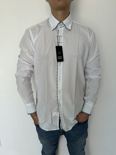 Zdjęcie oferty: Nowa biała męska koszula z długim rękawem
