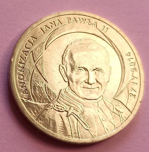 Zdjęcie oferty: 2 zł 2014 r. Kanonizacja Jana Pawła II