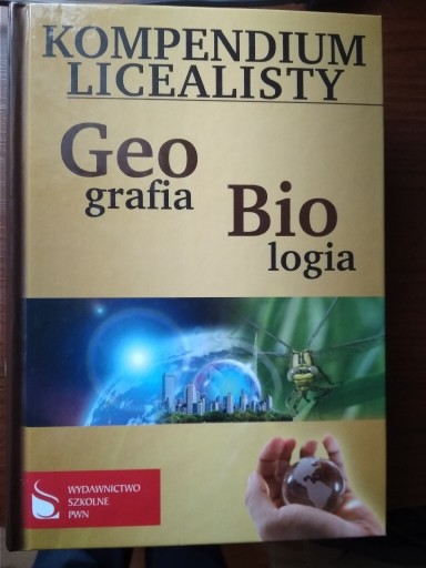 Zdjęcie oferty: Kompendium licealisty, geografia, biologia