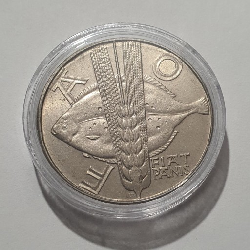 Zdjęcie oferty: 10 złotych 1971 FAO w kapslu Real foto