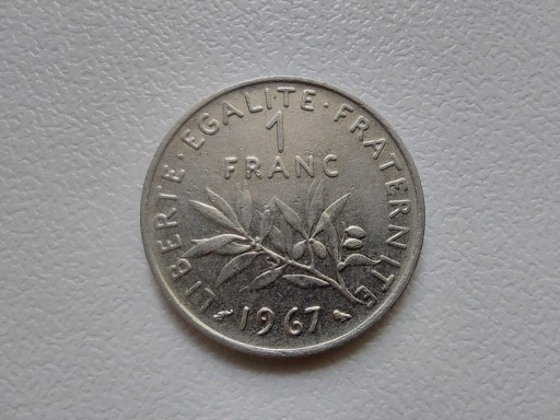 Zdjęcie oferty: 1 frank 1967 Francja