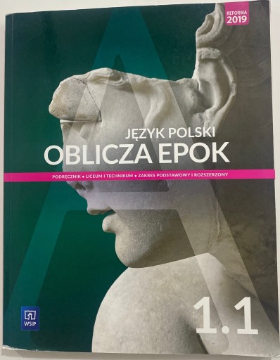 Zdjęcie oferty: Język polski, oblicza epok 1.1