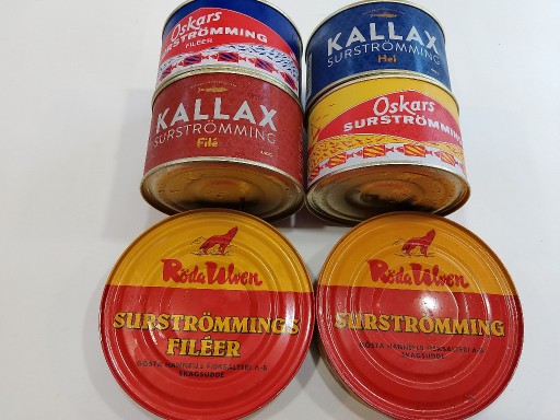 Zdjęcie oferty: Surstromming Roda Ulven - Oskars - Kallax Śledzie!