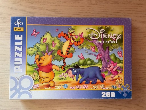 Zdjęcie oferty: Puzzle Trefl Kubuś Puchatek 260 retro disney