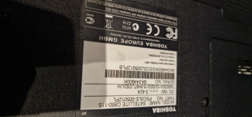 Zdjęcie oferty: Laptop Toshiba c660-115