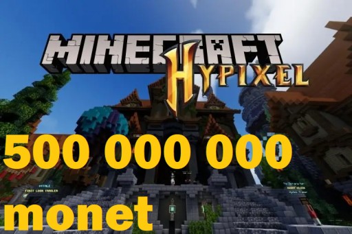 Zdjęcie oferty: HYPIXEL MINECRAFT 500KK 500 MLN COINS MONET SKYBL