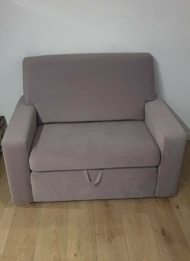 Zdjęcie oferty: Sofa dziecięca dla dziewczynki (pudrowy lila-róż)