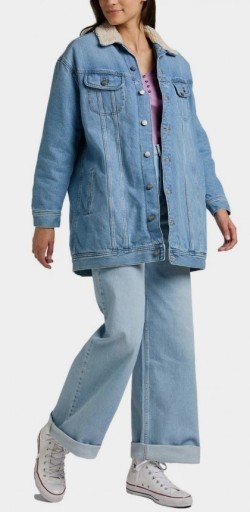 Zdjęcie oferty: Ocieplana Damska Kurtka Lee ELONGATED SHERPA RIDER Jenasowa Day Use S