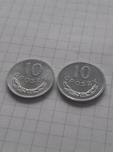 Zdjęcie oferty: 10 gr. PRL 2 szt 1978 r. Y30