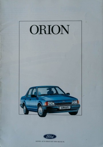 Zdjęcie oferty: Ford Orion prospekt 