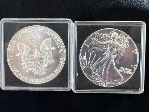 Zdjęcie oferty: Amercian Silver Eagle, Amerykański orzeł 1987