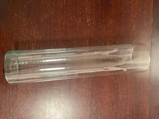 Zdjęcie oferty: Duży szklany wazon cylinder rura