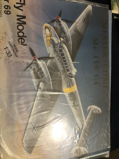 Zdjęcie oferty: Messerschmitt me 110 c4 fly model nr 69