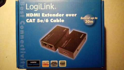 Zdjęcie oferty: Extender HDMI LogiLink HD0102 do 30m przez RJ45