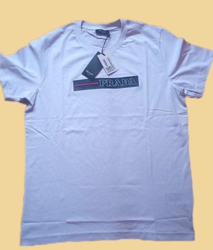 Zdjęcie oferty: Męska Koszulka biała Prada XL