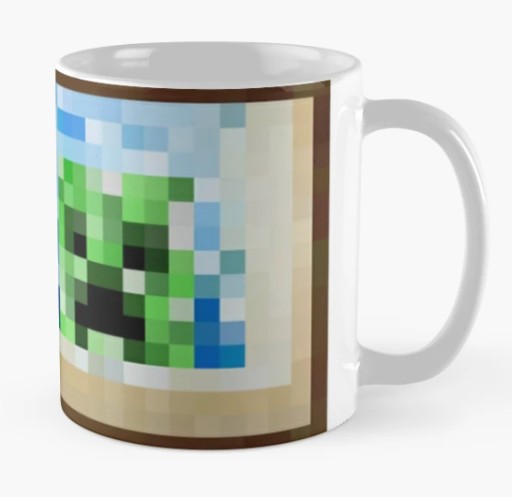 Zdjęcie oferty: Kubek na kawę Creeper obraz minecraft