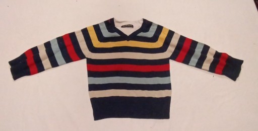 Zdjęcie oferty: Używany Sweter dla Dzieci w Paski, Rozmiar 92/98