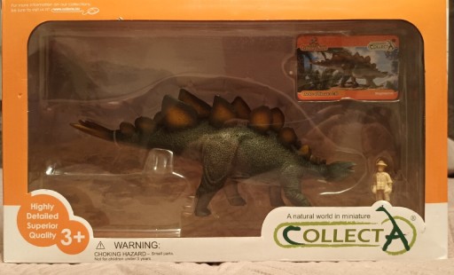 Zdjęcie oferty: Skala 1:40 Stegozaur Dinozaur Box DeLux 89166