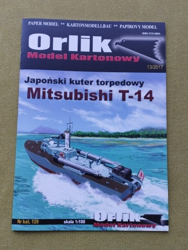 Zdjęcie oferty: Orlik Japoński kuter torpedowy Mitsubishi T-17