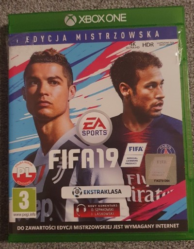 Zdjęcie oferty: FIFA 19 EDYCJA MISTRZOWSKA XBOX ONE 