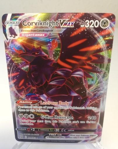 Zdjęcie oferty: Karta Pokemon Corviknight VMAX110/163