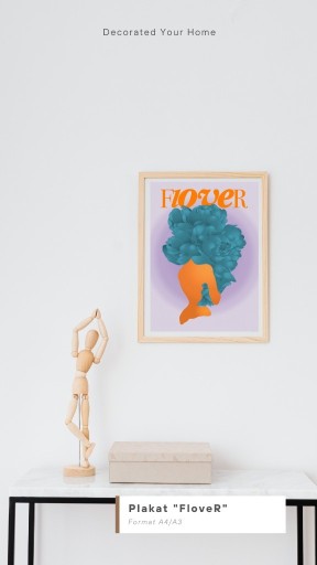 Zdjęcie oferty: Plakat "FloveR" obraz grafika druk