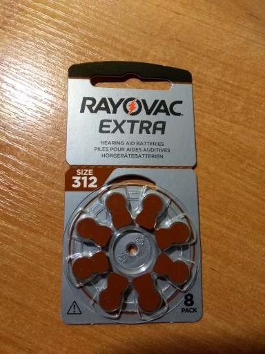 Zdjęcie oferty: Baterie Rayovac 312 8sztuk