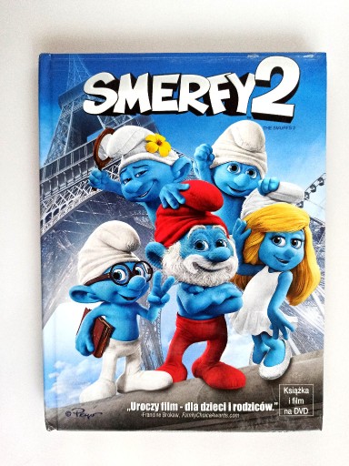 Zdjęcie oferty: Smerfy 2 KSIĄŻKA + PŁYTA DVD dla dzieci film bajka