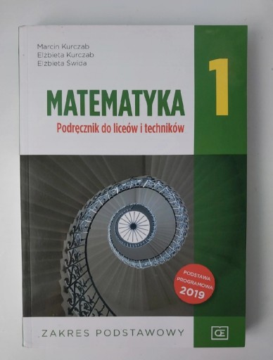 Zdjęcie oferty: Książka matematyka 1 