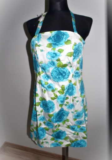 Zdjęcie oferty: 95# MAREX sukienka z bawełny z elastyna kwiaty r. 42/44