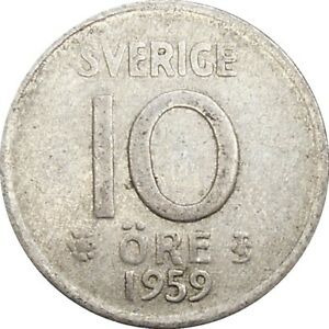 Zdjęcie oferty: Szwecja 10 ore, 1959