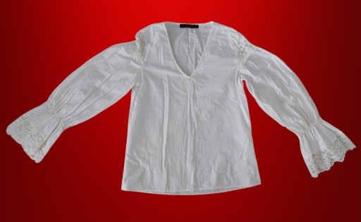 Zdjęcie oferty: Biała bluzka ZARA BASIC rozmiar XS