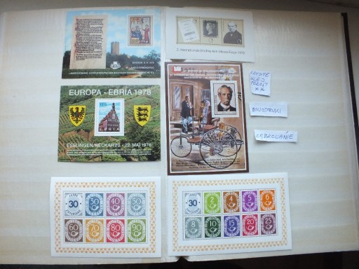 Zdjęcie oferty: 6szt. znaczki blok NOWODRUK Niemcy ząbkowanie BRD