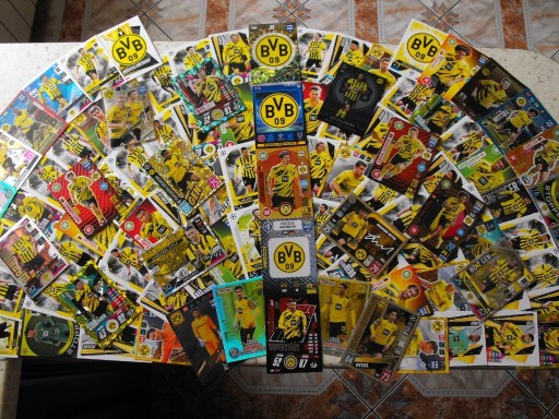 Zdjęcie oferty: Karty piłkarskie BVB PANINI i inne, zestaw100 kart