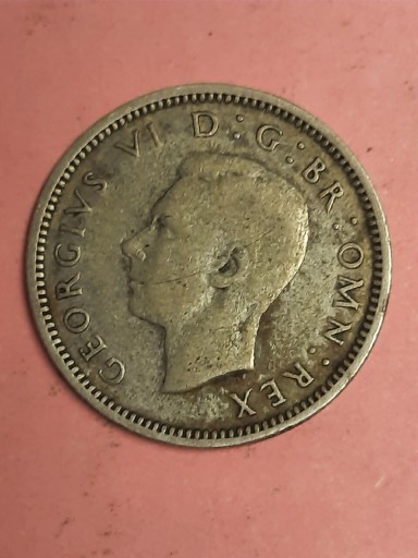 Zdjęcie oferty: 4W WIELKA BRYTANIA 6 PENSÓW 1941 SREBRO 