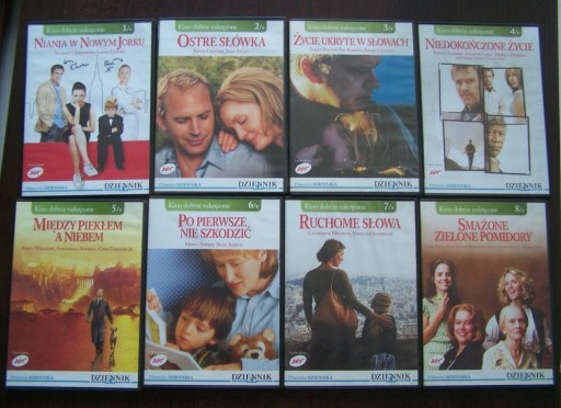 Zdjęcie oferty: Kino Dobrze Nakręcone 8 filmów DVD cała kolekcja