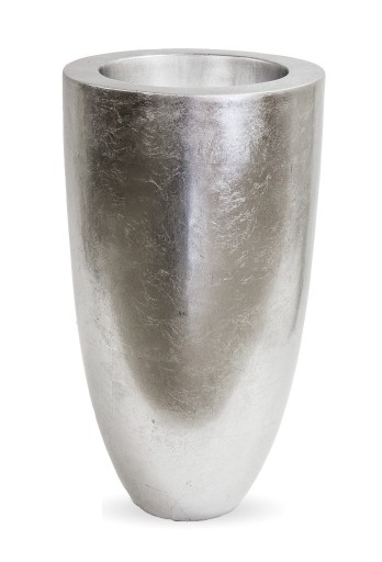 Zdjęcie oferty: Srebrny elegancki wazon osłonka glamour 64 cm