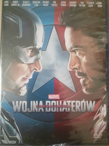 Zdjęcie oferty: Kapitan Ameryka wojna bohaterów na dvd