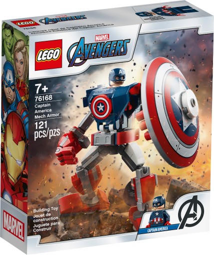 Zdjęcie oferty: LEGO 76168 Marvel Mech Kapitana Ameryki