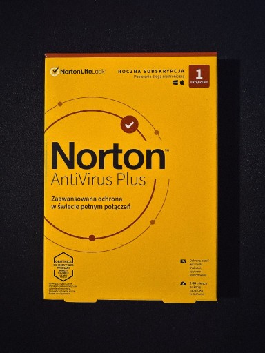 Zdjęcie oferty: Norton AvtiVirus Plus 360 antywirus nie eset avast