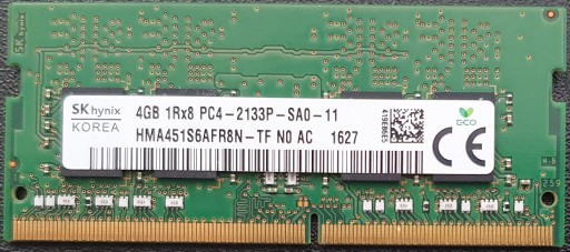 Zdjęcie oferty: Pamięć RAM DDR4 SK Hynix HMA451S6AFR8N-TF 4 GB